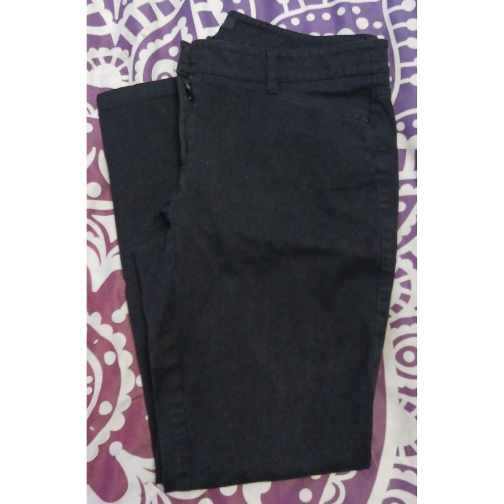 White House Black Market WHBM‎ Black Stretch Skinny Leg Pants, Size 6 Regular